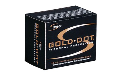 Ammunition CCI   Speer 361 ft lbs 40SW SPEER 23974GD GOLD DOT   40S    180 HP SB   20/10